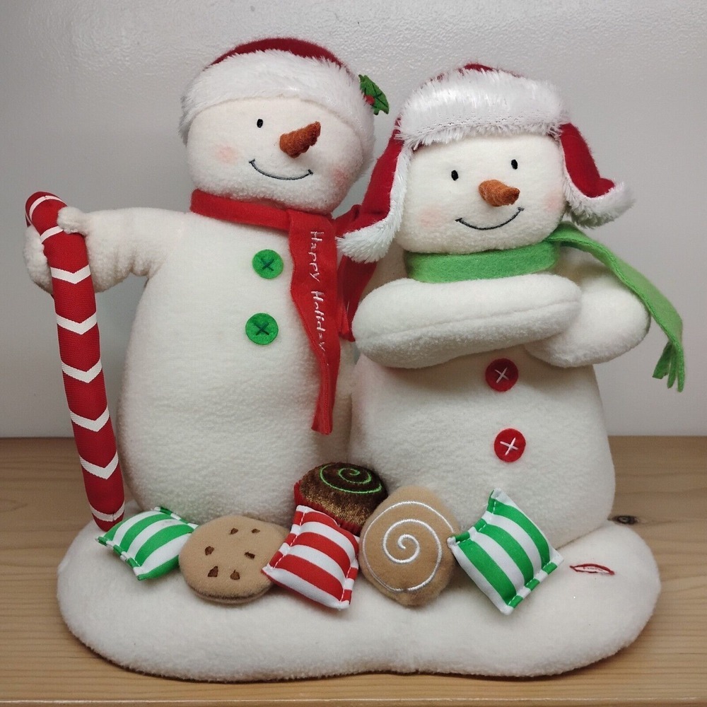 Hallmark Seasons Treatings Snowmen Jingle‎ Pals Singing Motion Yum Yum Yum